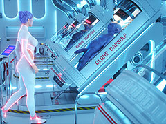 Elly is a young staff member who works in a clone factory - System Distillation by Lord Kvento